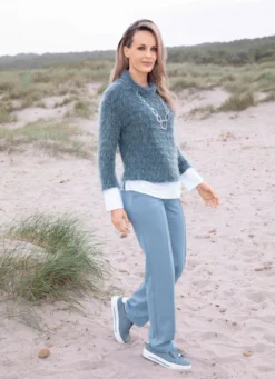 Pullover in 2-in-1-Optik