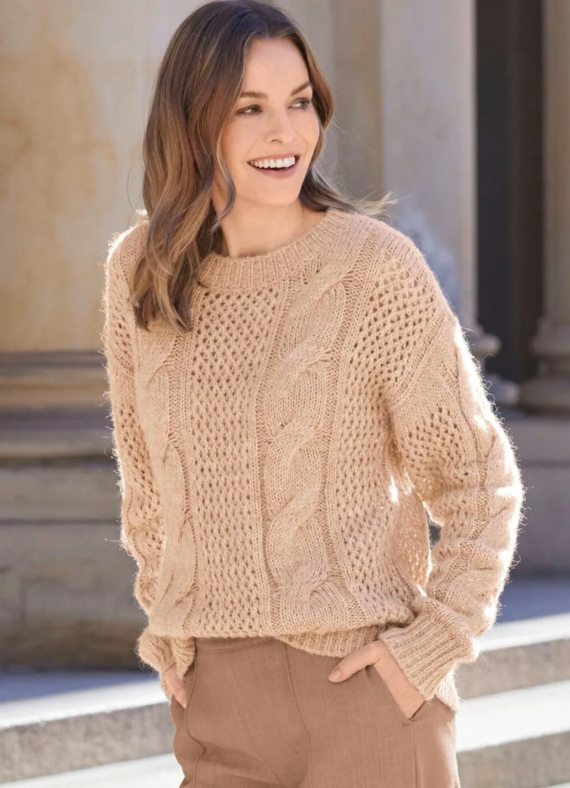 Pullover mit Alpaka