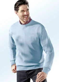 Pullover mit rundem Halsausschnitt in 5 Farben