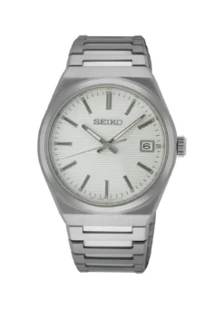 Quarz-Herrenuhr mit Edelstahlbandgehäuse