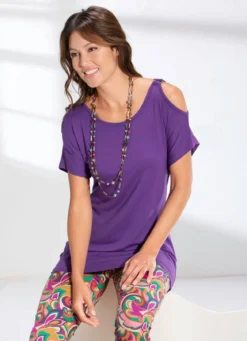 Raffiniert gestyltes Shirt in 2 Farben