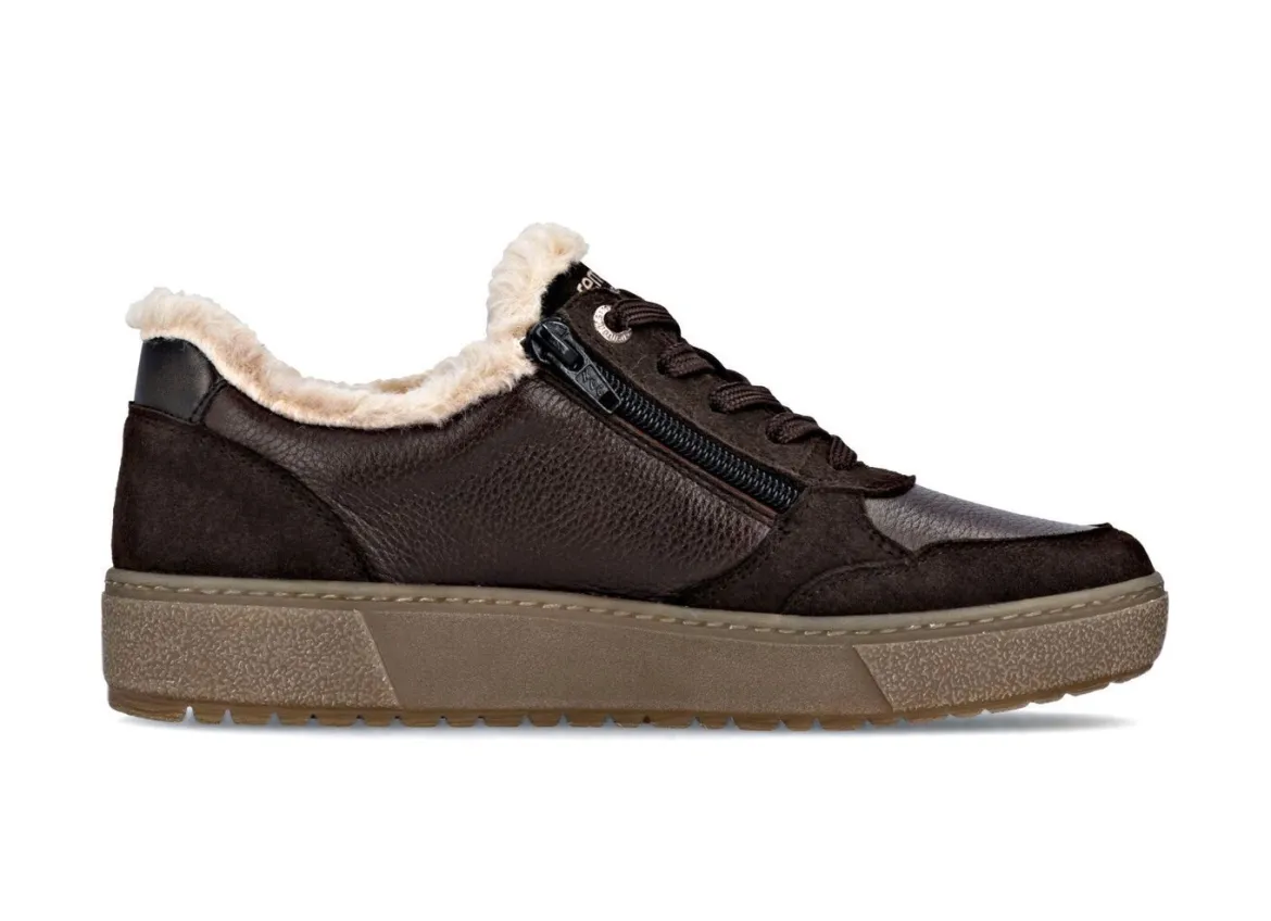 Remonte, bequeme Damen-Sneaker, Winterschuhe, Weite G, mit herausnehmbarem Fußbett