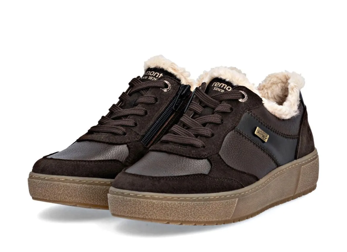 Remonte, bequeme Damen-Sneaker, Winterschuhe, Weite G, mit herausnehmbarem Fußbett
