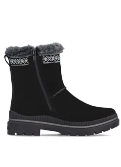 Remonte, gefütterte Damen-Stiefeletten, Winterschuhe, Weite G, mit Lammfell