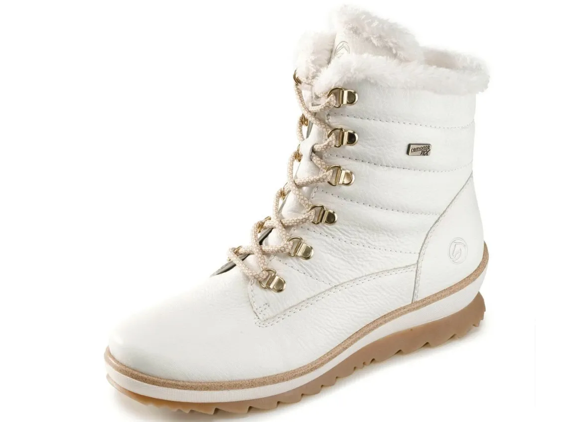 Remonte, gefütterte Damen-Stiefeletten, Winterschuhe, Weite G, mit Lammwolle
