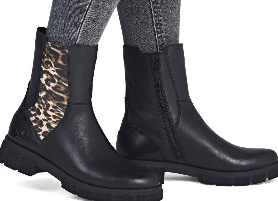 Remonte, modische Damen-Stiefeletten, Winterschuhe, Weite G, mit Reißverschluss
