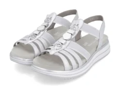 Remonte Riemchen-Sandale mit Metallschmuck