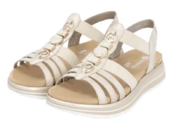 Remonte Riemchen-Sandale mit Metallschmuck