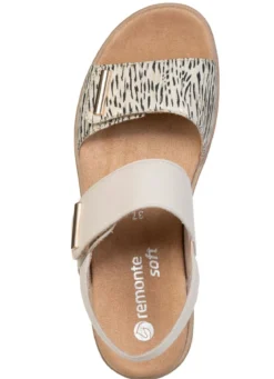 Remonte, schicke Damen-Sandalen, mit herausnehmbarem Fußbett