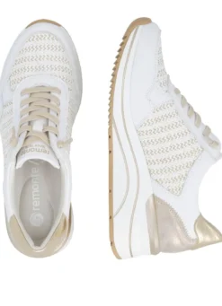 Remonte, sportliche Damen-Sneaker, Weite H, mit herausnehmbarem Fußbett