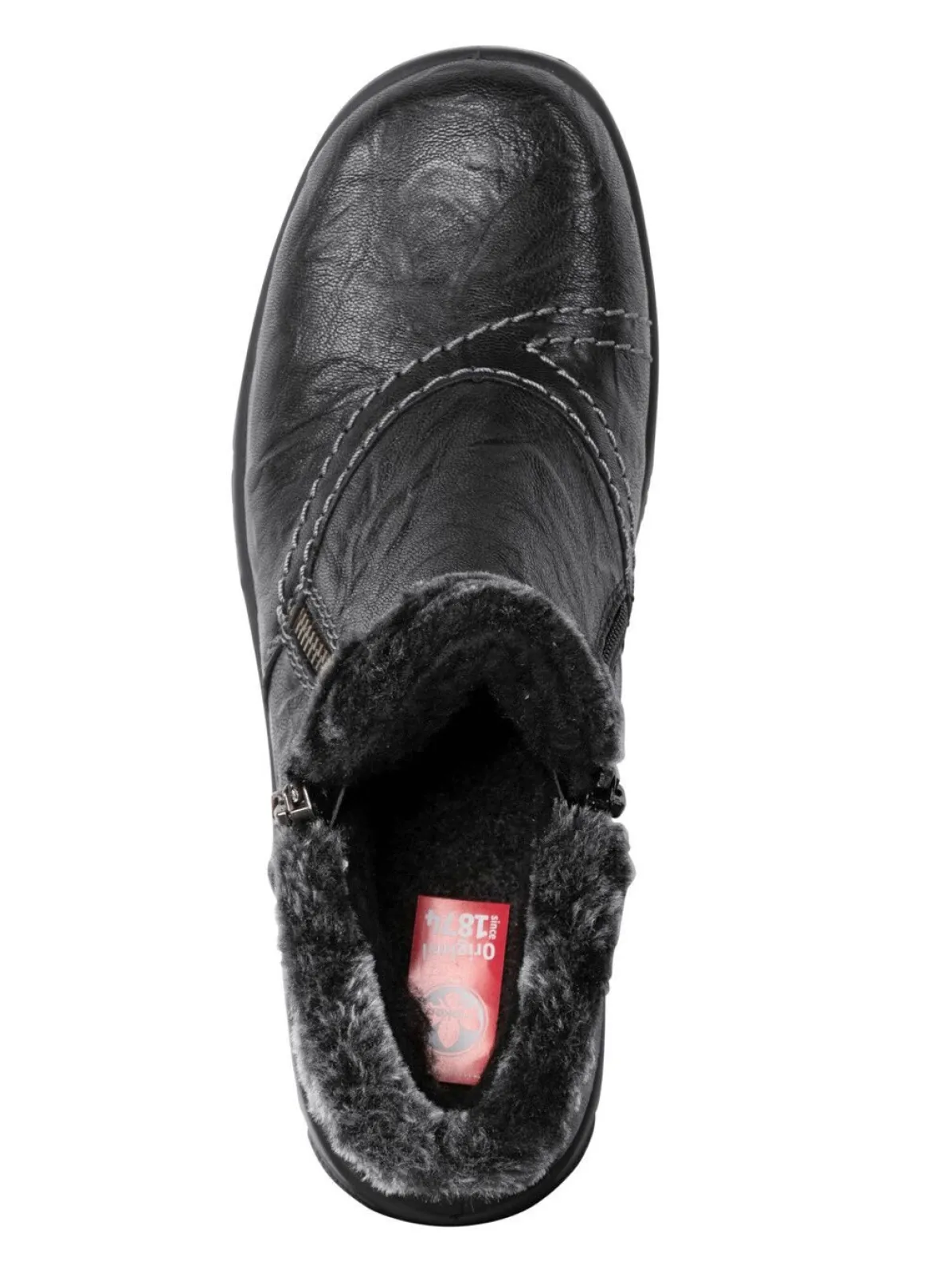 Rieker, gefütterte Damen-Boots, Winterschuhe, mit Reißverschluss