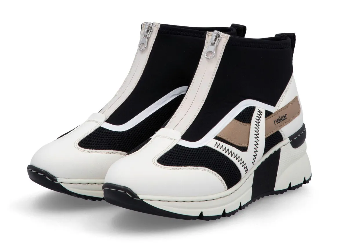 Rieker, stylische Damen-Boots, Weite G, mit herausnehmbarem Fußbett
