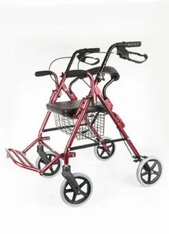 Rollator inkl. Fußstützen
