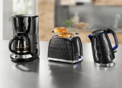 Russell Hobbs Frühstücksserie Honeycomb aus Hochglanz-Kunststoff