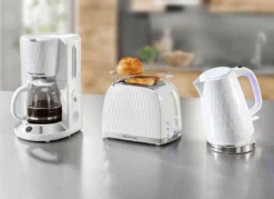 Russell Hobbs Frühstücksserie Honeycomb aus Hochglanz-Kunststoff