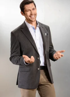 Sakko mit Seitenschlitzen