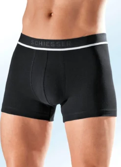Schiesser Dreierpack Pants mit Elastikbund
