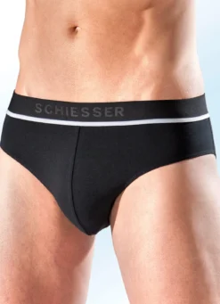 Schiesser Dreierpack Slips aus Feinjersey