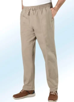 Schlupfjeans mit Gummibund und Kordelzug in 4 Farben