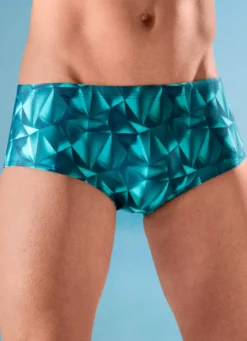 Schwab Badehose in höherer Slipform mit halbem Vorderteilfutter