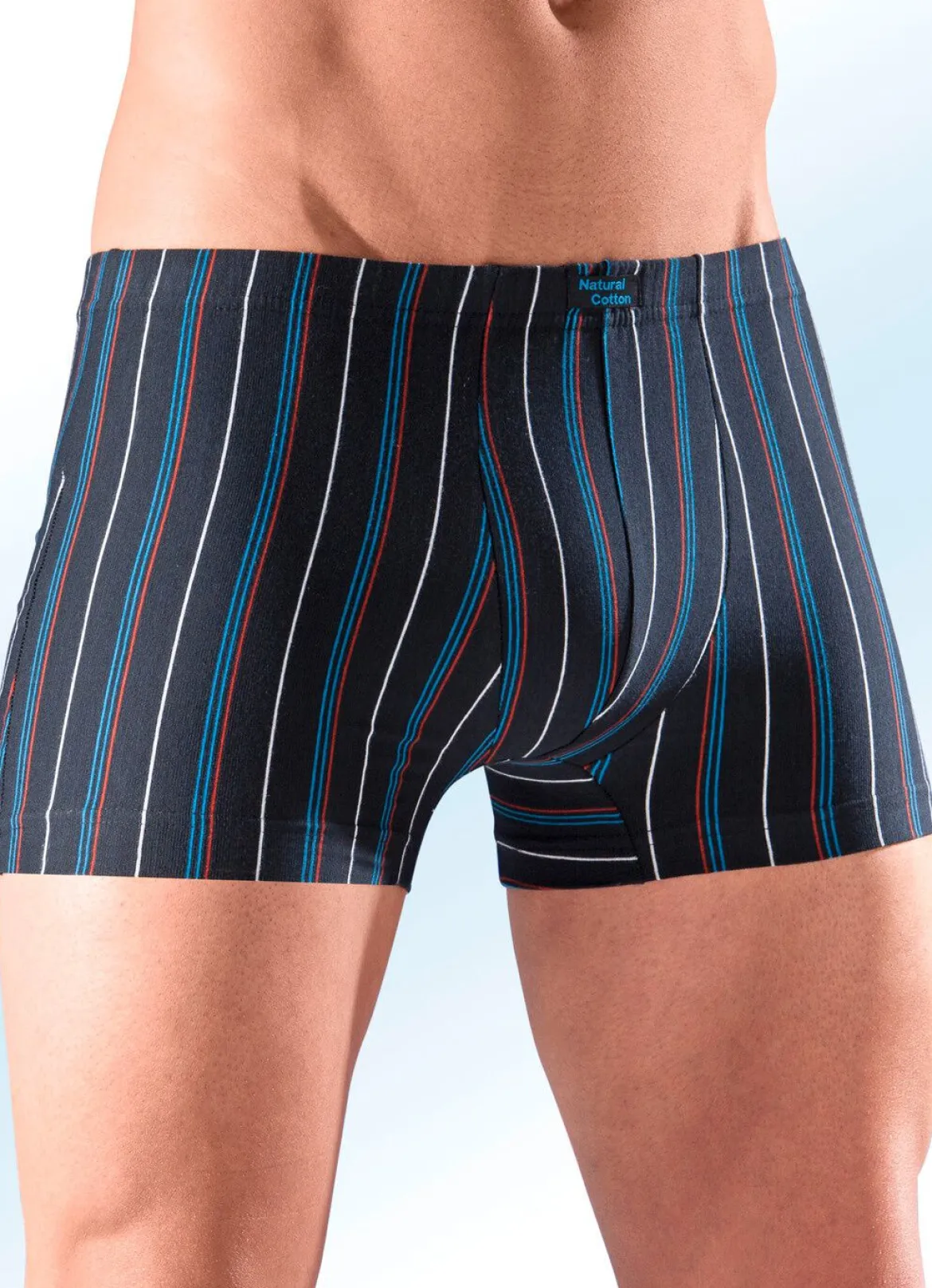 Sechserpack Pants mit Streifendessin