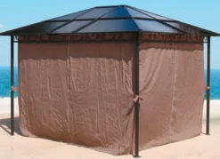 Seitenwand-Set, 4-teilig, für Hardtop-Pavillon