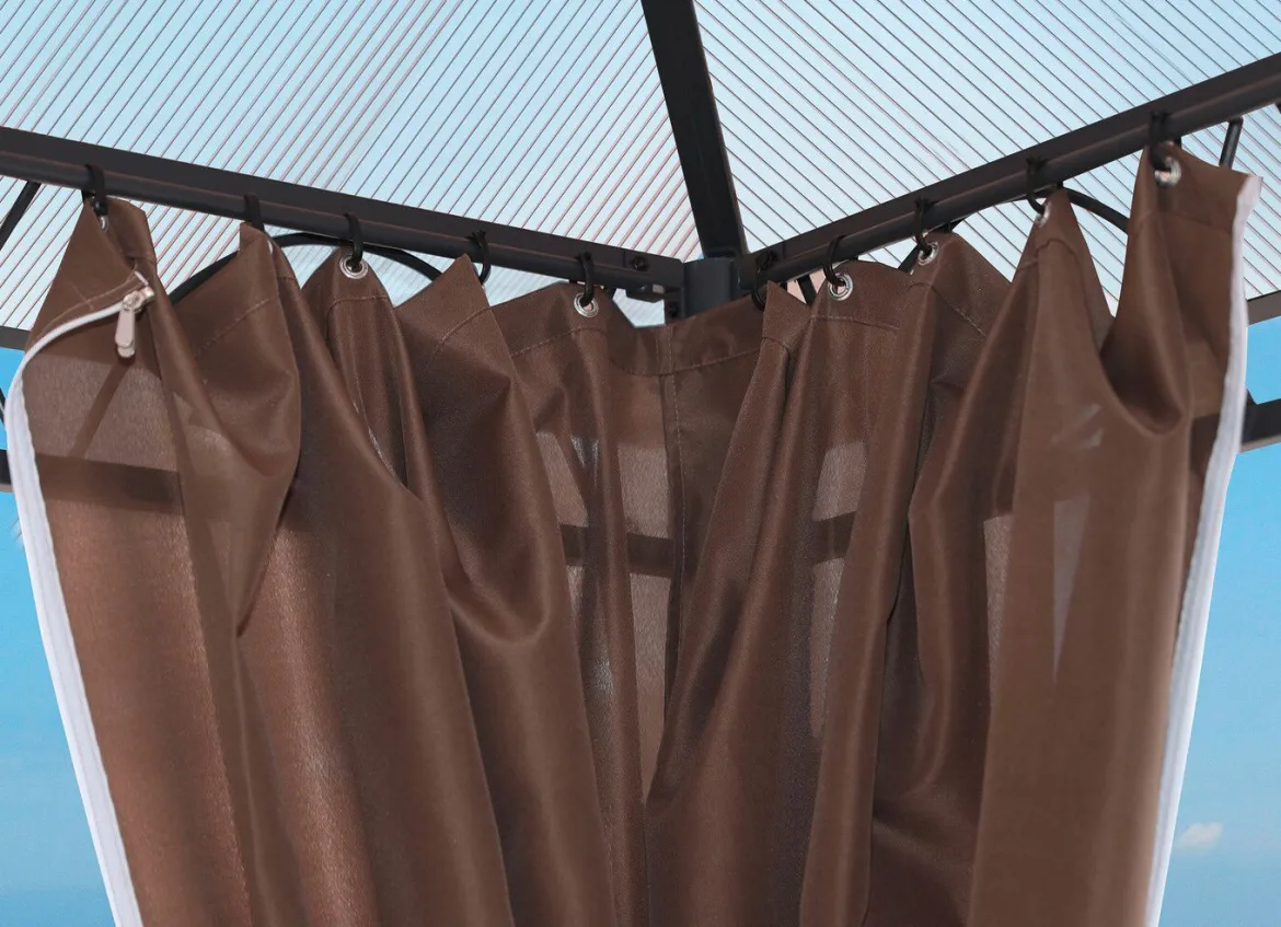 Seitenwand-Set, 4-teilig, für Hardtop-Pavillon