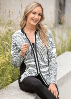 Shirtjacke mit praktischen Reißverschlusstaschen