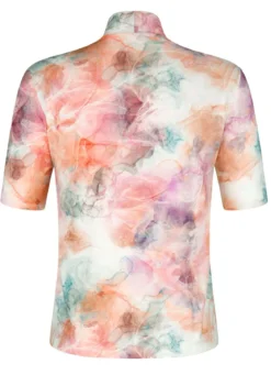 Shirt mit modischem Stehkragen