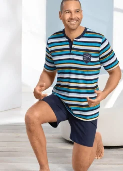 Shorty mit Knopfleiste