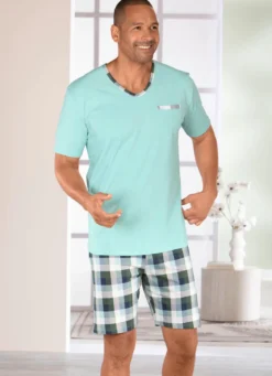 Shorty, 3 teilig, mit zwei Oberteilen und einer Hose