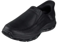 SKECHERS, bequeme Herren-Slipper, mit geformter Slip-Ins Fersenplatte