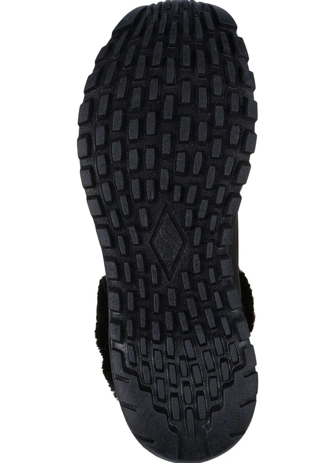 SKECHERS, gefütterte Damen-Boots, Winterschuhe, mit flauschigem Plüschkragen