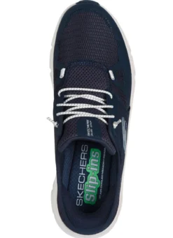 SKECHERS, Herren-Sneaker, mit geformter Slip-Ins Fersenplatte