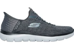 SKECHERS, Herren-Sneaker, mit geformter Slip-Ins Fersenplatte