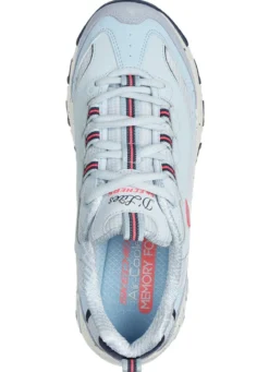 SKECHERS Schnür-Sneaker mit Veloursleder-Besätzen