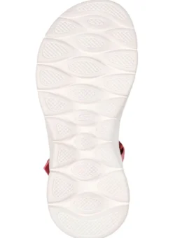 SKECHERS, sportliche Damen-Sandalen, mit geformter Slip-Ins Fersenplatte