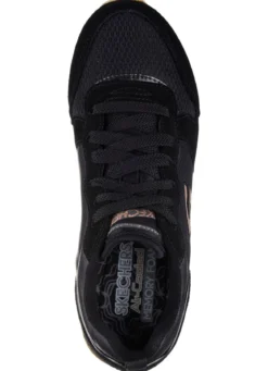 SKECHERS, sportliche Damen-Sneaker, aus Leder, Synthetik und Mesh