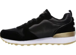 SKECHERS, sportliche Damen-Sneaker, aus Leder, Synthetik und Mesh