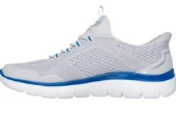 SKECHERS, sportliche Herren-Sneaker, mit geformter Slip-Ins Fersenplatte