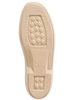 Slipper aus elastischem Strickmaterial mit Schnürung