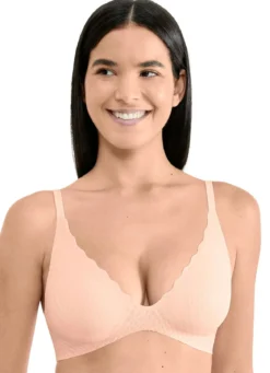 sloggi ZERO Feel-Push-up-BH mit Elastikspitze