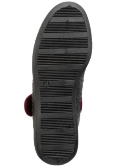 Spangenschuh aus weichem Filz