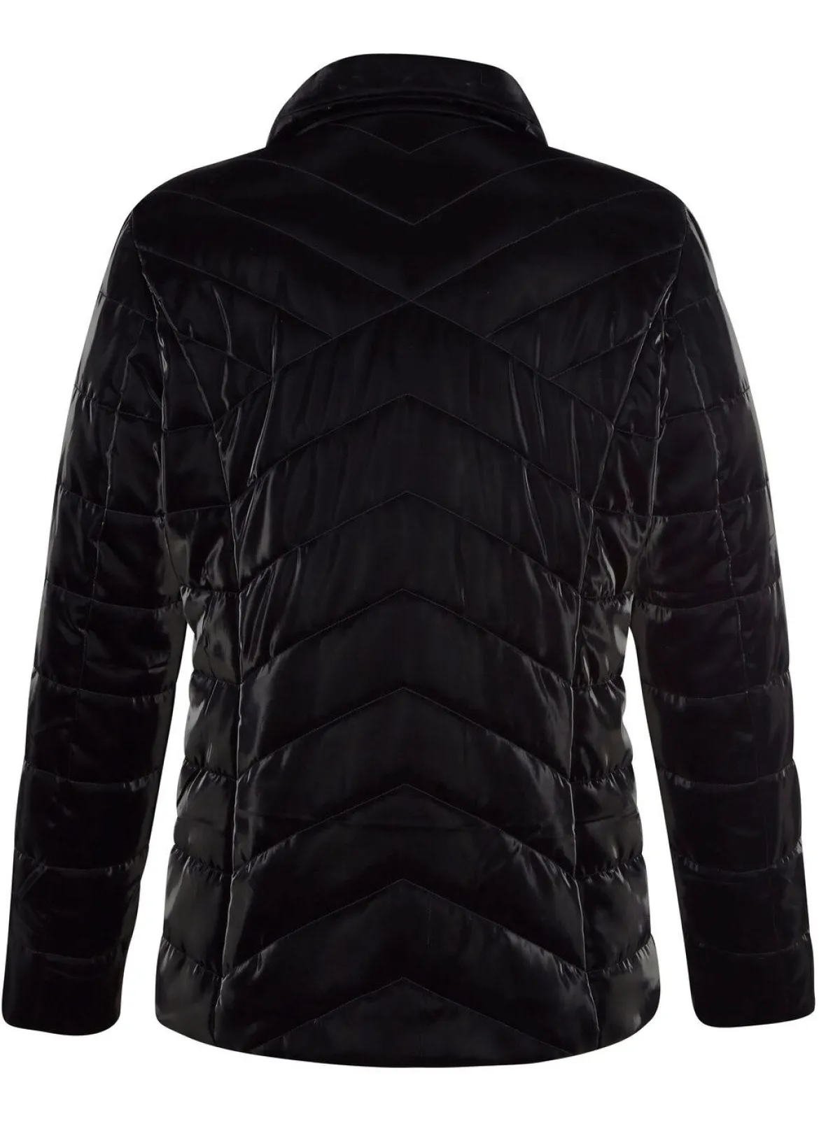 Steppjacke in Metallic-Optik