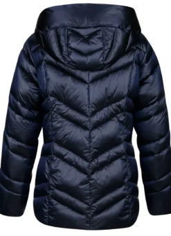 Steppjacke mit fester Kapuze