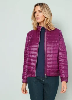 Steppjacke mit Reißverschlusstaschen