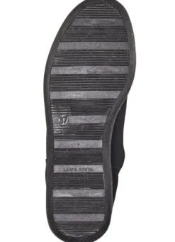 Stiefelette aus weichem, gestepptem Nubukmaterial