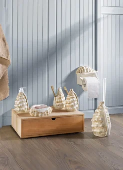 Stilvolle Badezimmer-Accessoires aus Keramik