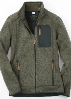 Strickfleece-Kurzjacke