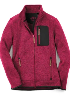 Strickfleece-Kurzjacke